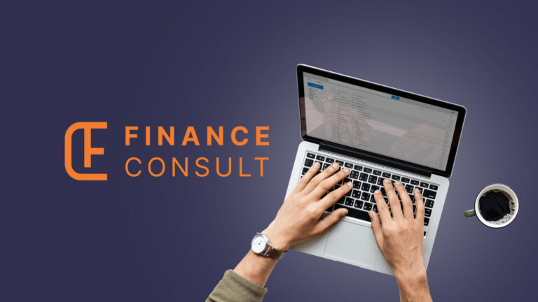 Посадочная страница для финансовых услуг Finance Consult